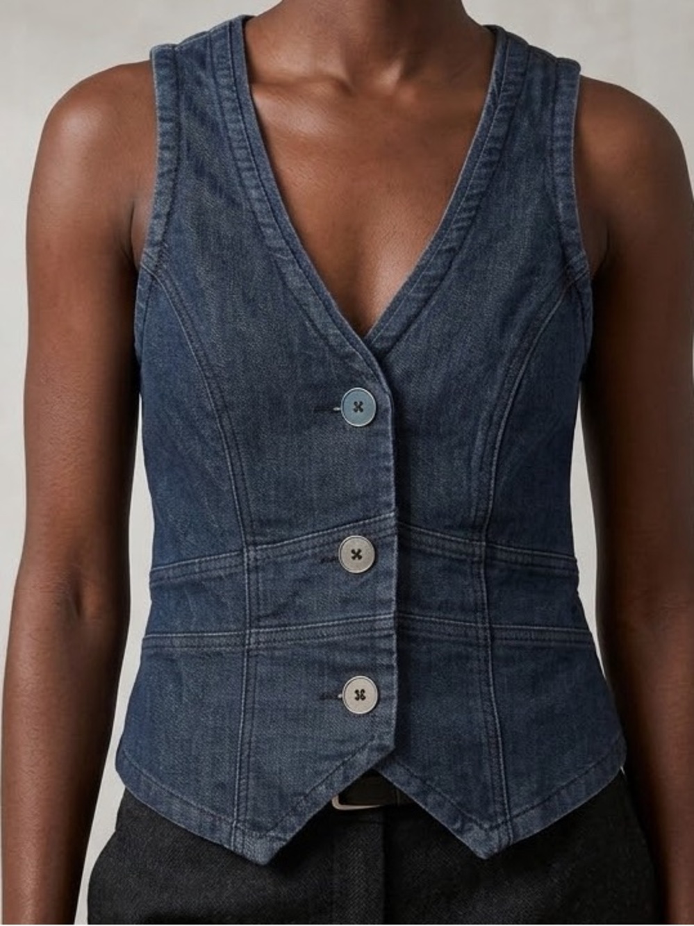 Dress barn Denim Vest